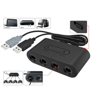 4 Port <strong>USB</strong> 3 in 1 GameCube GC Controller Adapter Converter for Nintend Switch / Wii U / PC Gamepad Convertor