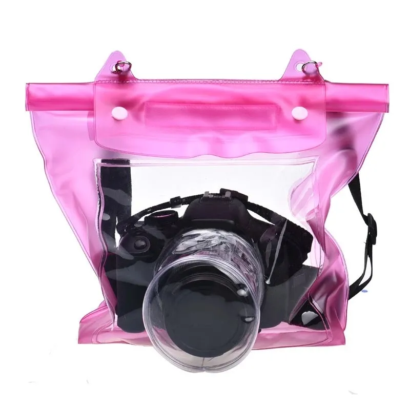 Heißer Verkauf Wasserdichte Packs ack kamera im Freien Unterwasser gehäuse für DSLR SLR Digital Case Pouch für Canon für Nikon