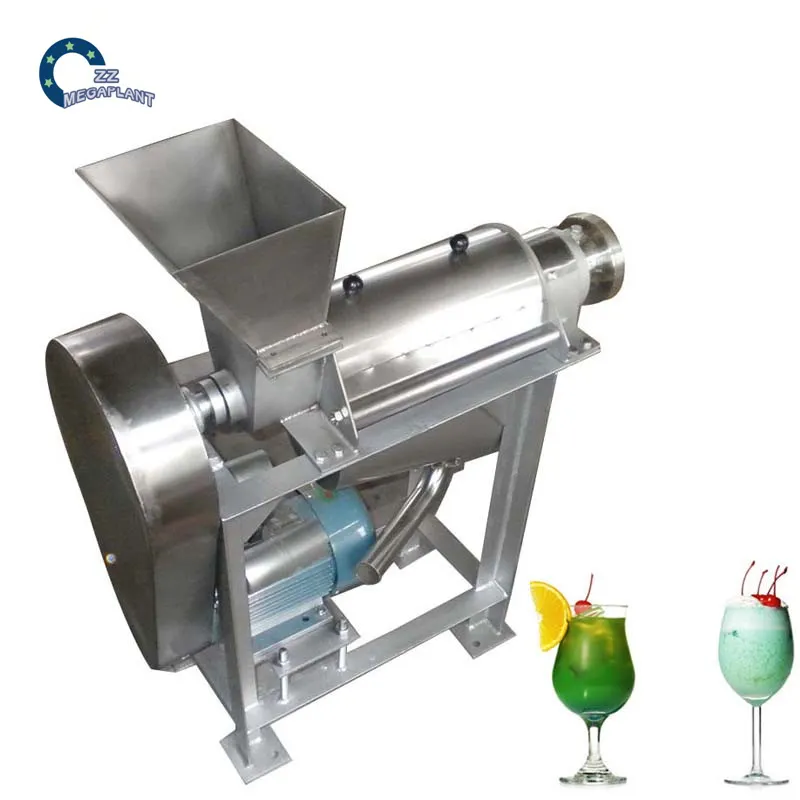 Endüstriyel spiral tip portakal sıkacağı sıkacağı/otomatik limon suyu ekstraktör makinesi/elektrikli vida sıkma makinesi