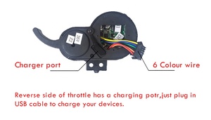 48 V 20A Schermo Variopinto Della Bici Elettrica Display LCD con il regolatore - Product Image 4