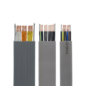 Good Quality Elevator Traveling <strong>Cable</strong> CAT6 TVVBG Copper <strong>Cable</strong> Price Per Meter PVC Sheathed Flat Traveling <strong>Cables</strong>