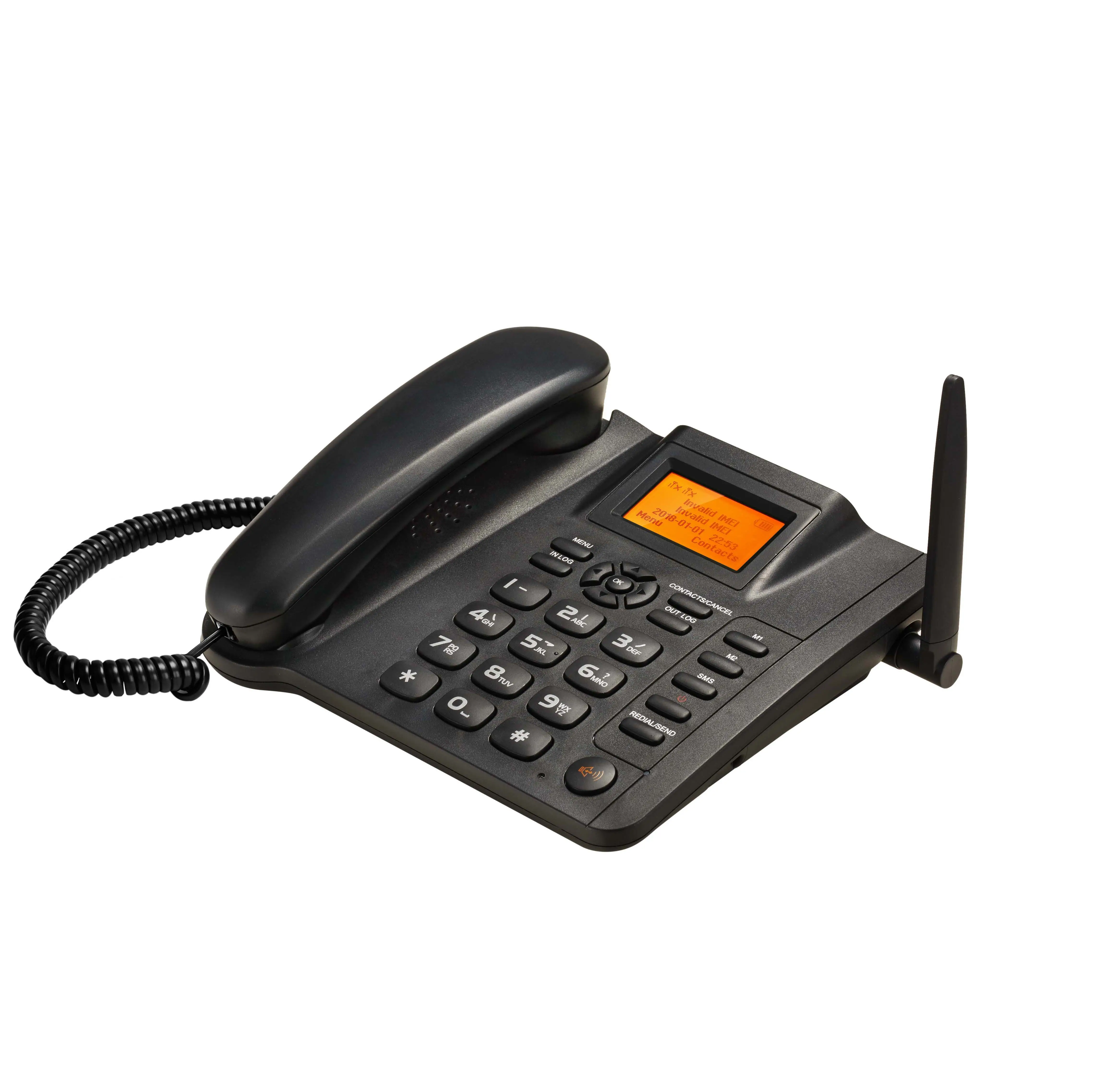 ESN-10A כפולה שני כרטיס ה-SIM GSM 2g טלפון אלחוטי קבוע FWP gsm שולחן העבודה טלפון