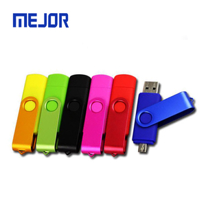 כונן עט אנדרואיד מסתובב כונן USB 64g מיקרו u פלאש 16g סוג c מתנה 32 גרם מקל זיכרון 2in1 otg USB כונן USB
