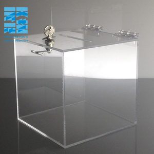 Bán buôn tùy chỉnh kích thước Acrylic có nhu cầu cũng từ thiện Tặng hộp Acrylic Hộp với khóa - Product Image 3