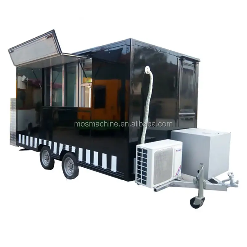 Cozinha móvel de rua kiosk/cachorro quente reboque/van de comida rápida