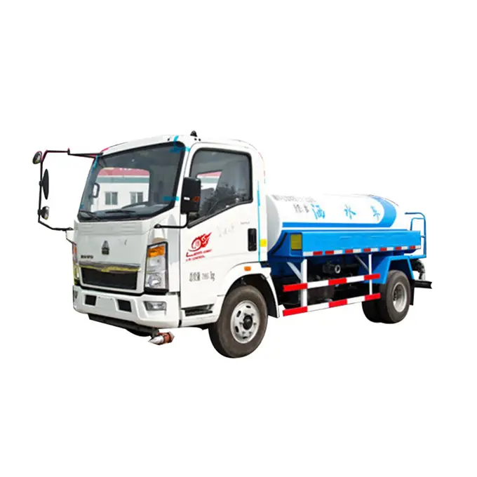 RHD 4x2 howo 1000 gallons 5000 litres 5cbm 5m3 5 tonnes Camion de Réservoir D'eau