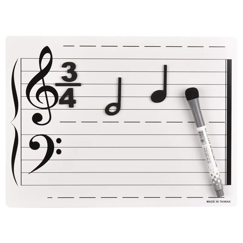 Musical Board and Notes Magnetic Stationery with Magnets, Educational Stationery Toys with Magnets