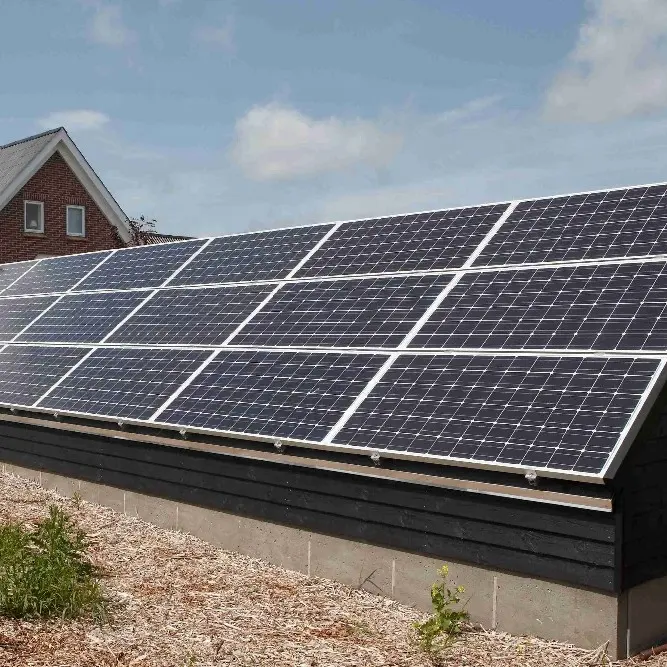 fast delivery 10kw off grid solar diesel generator hybrid system roof tile price list