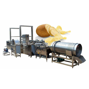 150kg pro stunde kontinuierliche voll automatische kartoffel chips, der maschine für verkauf