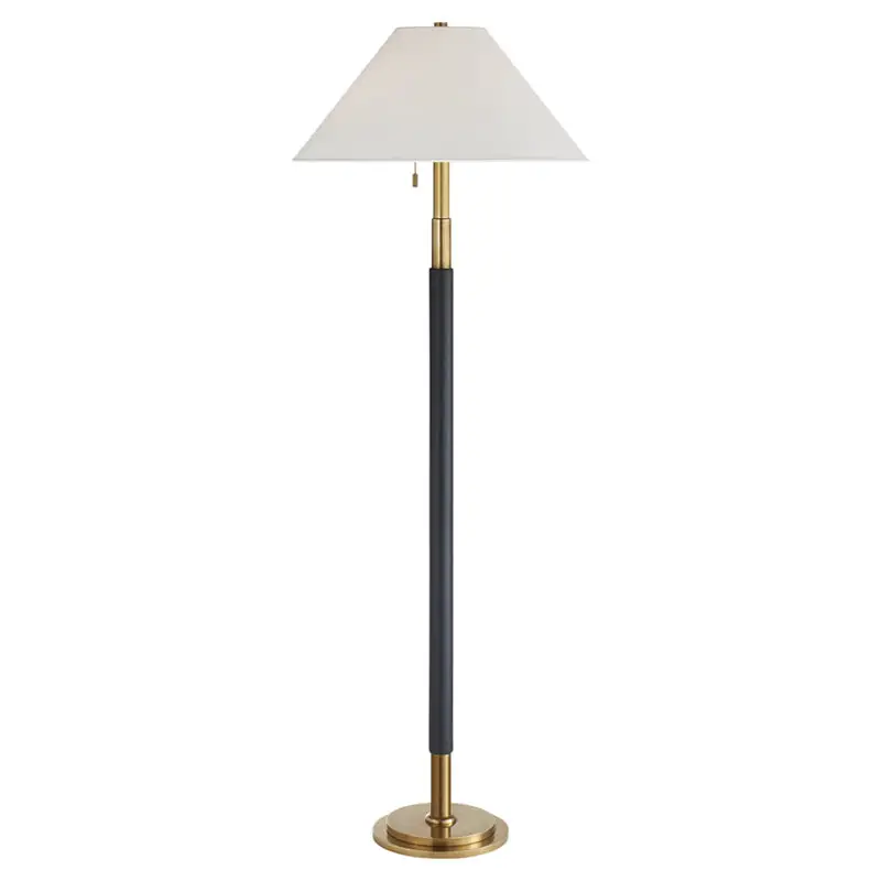 hotel floor lamp with black iron standing floor lamp cone lampshade for hotel