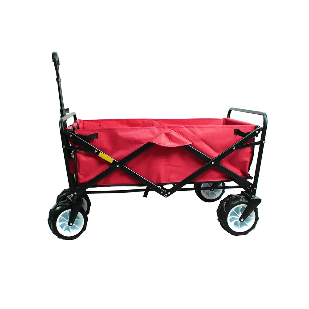 Hersteller benutzer definierte tragbare Garten Falten Outdoor Strand wagen tragen Mini Small Pull Camping Wagon für Picknick