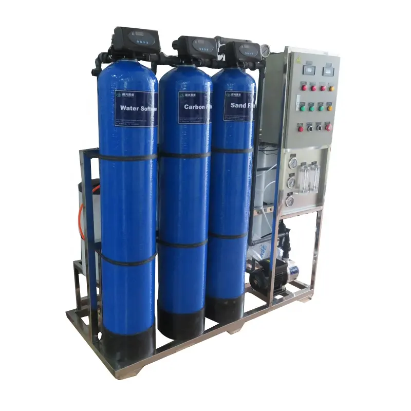 Equipamentos do sistema de osmose reversa de tratamento de água portátil/ro sistema de filtro de água potável