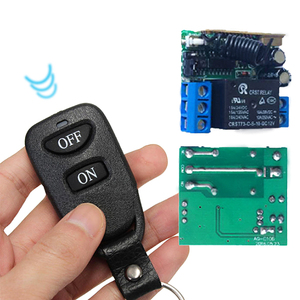 Mini interruptor de luz de Control remoto inalámbrico RF 10A salida de relé DC12V 1CH módulo receptor transmisor para voltaje máximo 12V/24V - Product Image 2