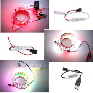 DC5V-24V HA CONDOTTO Il Regolatore SP002E 3 Chiavi Mini Pixel Dimmer 3pin Per WS2812B WS2811 WS2812 LED Pixel Luce di Striscia Connettore del Modulo