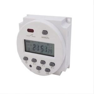 Weekly <strong>Programmable</strong> <strong>Timer</strong>, Din Rail and Unlock Instruction, <strong>LCD</strong> <strong>Display</strong> , AC Type