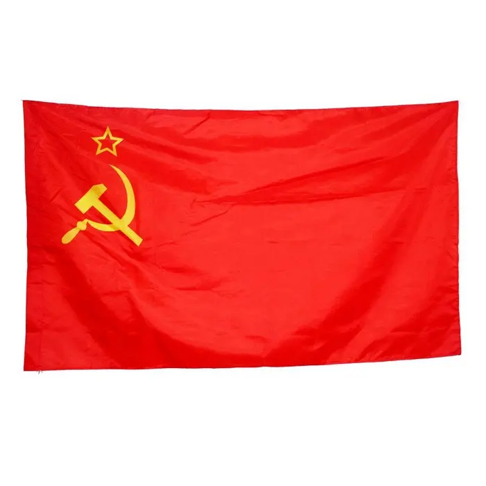 2023 nouveau produit vente en gros, Polyester de haute qualité personnalisé, drapeau National de l'union soviétique