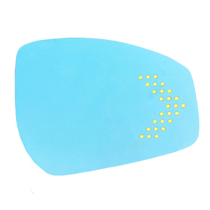 蓝色玻璃广角视图加热 <span class=keywords><strong>led</strong></span> 转向信号箭头侧面后视镜为路虎运动型翼后视镜 - Product Image 2
