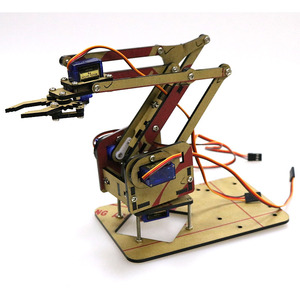 4 DOF Acrilico Braccio Meccanico Del Robot Manipolatore Artiglio per Arduino Creatore di Apprendimento Kit FAI DA TE Robot - Product Image 2