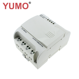 YUMO a basso costo AF-10MR-E2 DC12/24 V 6 punti di ingresso DC 4 punti di uscita a relè Controllore Logico Programmabile mini PLC senza LCD - Product Image 1