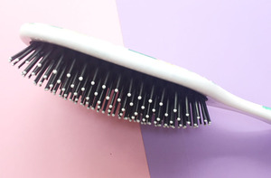 Custom Hairbrush Nylon Bristle Detangling Plastic Hair <strong>Brush</strong> For women