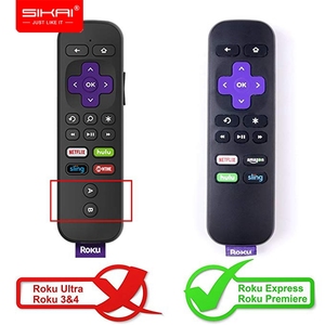 SIKAI silikon kutu örtüsü için TCL ROKU 1 2 3 4 LT HD XD XS akıllı TV uzaktan kumanda muhafazası koruyucu cilt Roku streaming Stick - Product Image 3