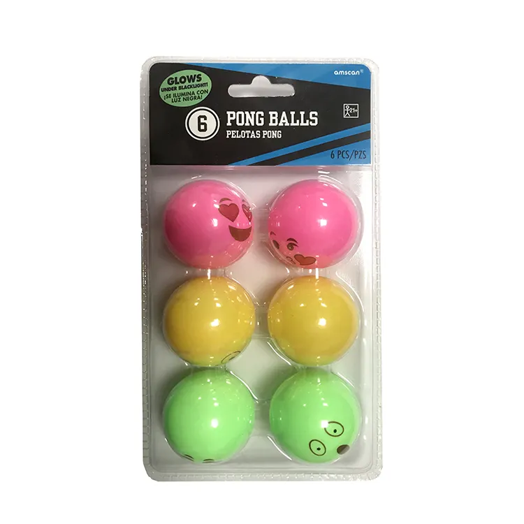 Bola de ping pong impressão personalizada de expressão barata, 38mm