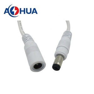 AOHUAオスメス5.5x2.5または5.5 x 2.1mm DC電源コネクタ
