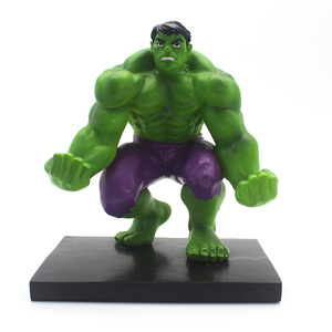 树脂贴牌卡通人物可爱迷你绿人动作人物 - Product Image 1