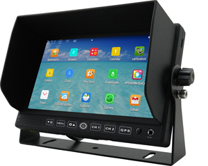 Ev-7012mgps: 7 pollici lcd 2 vie ingresso av monitor auto con built- in funzione gps - Product Image 2
