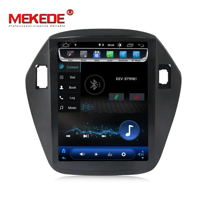 MEKEDE new Tesla screen Android 8.1 2+16g Car dvd player for Hyundai TUCSON IX35 2009-2012 wifi 4g gps navigation multimedia
