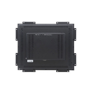 Caja de metal 19 pulgadas marco abierto <span class=keywords><strong>LCD</strong></span> <span class=keywords><strong>monitor</strong></span> de ordenador con <span class=keywords><strong>VGA</strong></span> entradas DVI