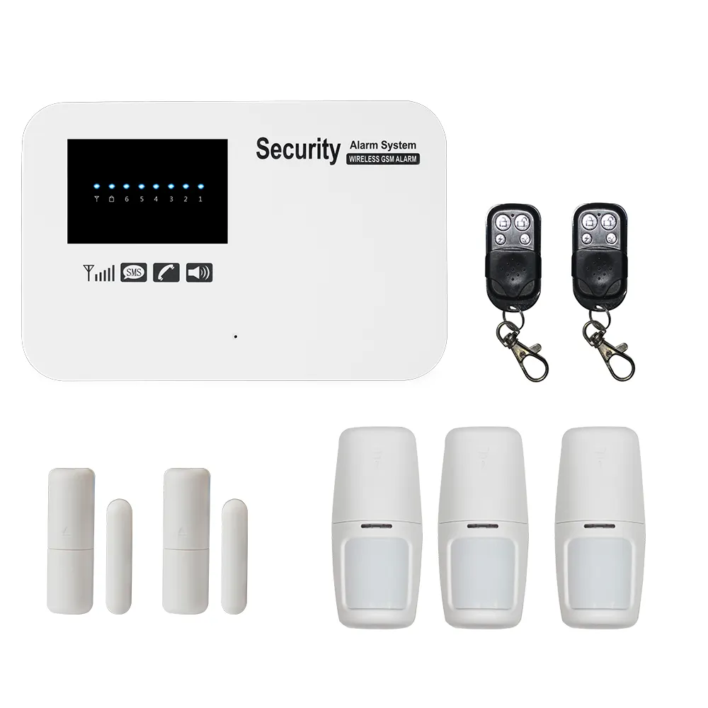 WIFI GSM Smart Home Security alarma para casa ควันเครื่องตรวจจับ tuya ระบบ