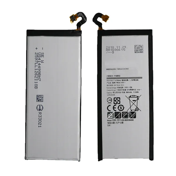 โทรศัพท์มือถือต้นฉบับแบตเตอรี่ลิเธียม EB-BG928ABE สำหรับ Samsung S6 Edge Plus ถอดแบตเตอรี่โทรศัพท์