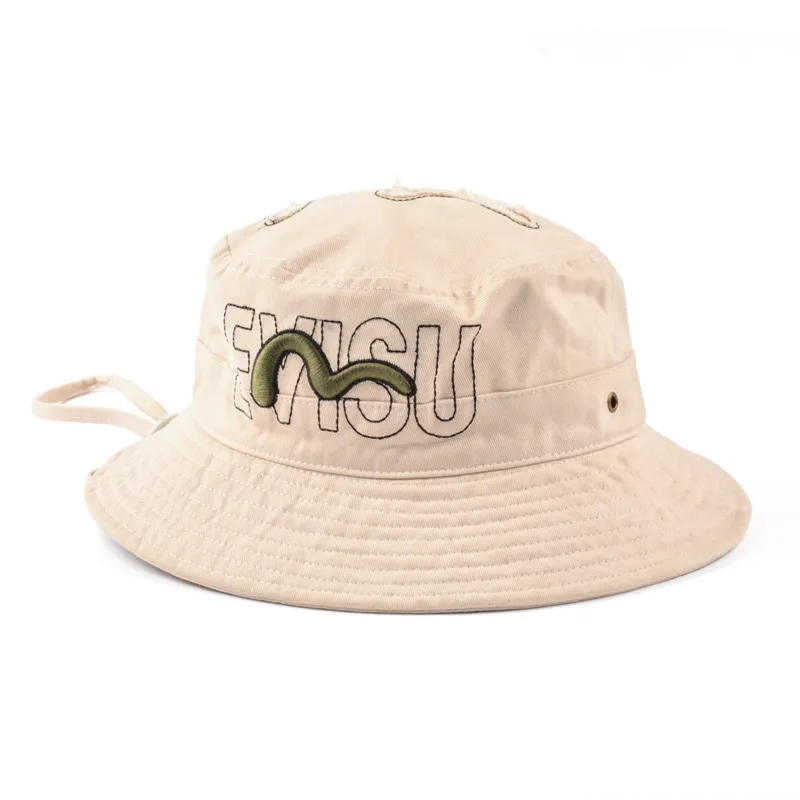 Cappello da pescatore con ricamo cappello estivo da pescatore nuovo stile estivo classico personalizzato all'aperto con spago