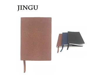 2019 benutzerdefinierte weichen cover quermuster pu-leder <span class=keywords><strong>notebook</strong></span> mit heißfolien rand