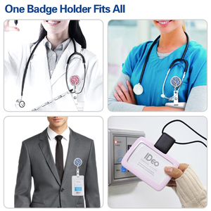 Tùy chỉnh thép không gỉ có thể thu vào huy hiệu Reel/ID thẻ có thể thu vào chủ huy hiệu - Product Image 5