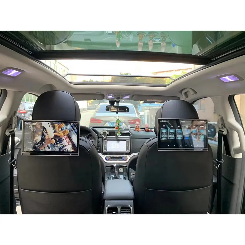 Android TV Araba Kafalık Tablet Monitörler Ford Ranger Odak Fiesta Mustang Explorer F150 Koltuk Arka Eğlence Ekran