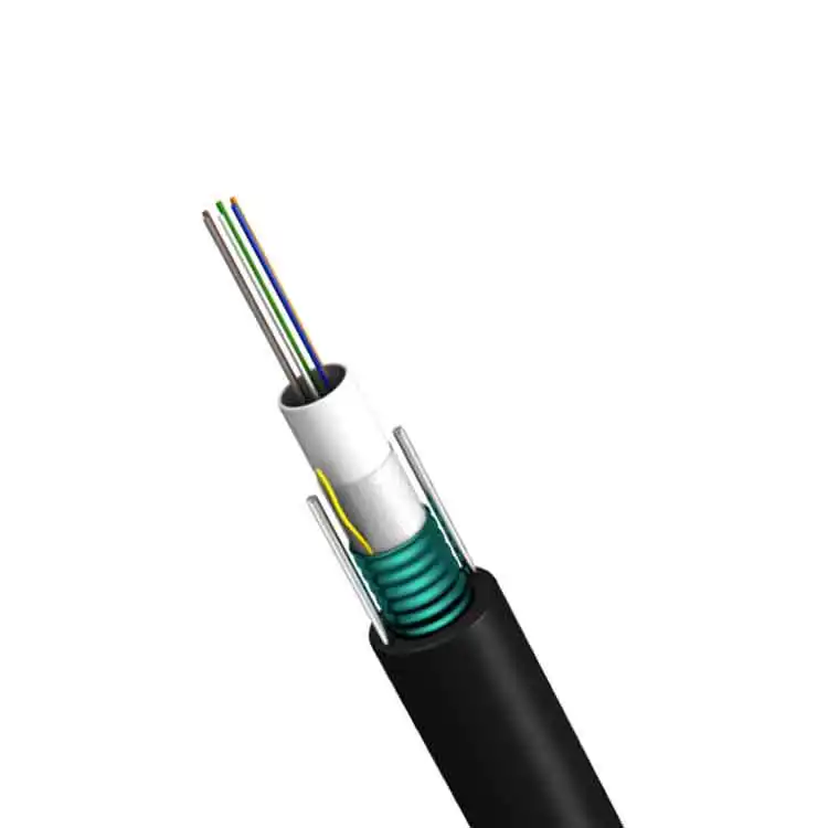 Manufacturer Price Direct Burial Single Mode G652d 12 Core GYXTW Fiber Optic Cable