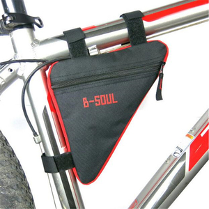 4色防水トライアングルサイクリング自転車バッグフロントチューブフレームバッグマウンテンバイクトライアングルポーチフレームホルダーサドルバッグ新しい - Product Image 4