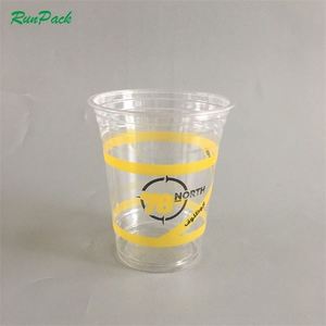 中国工場販売食品包装カスタムロゴプリント使い捨てプラスチックカップ七面鳥
