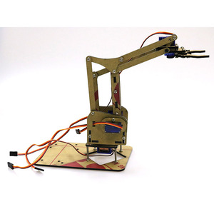 4 DOF Acrilico Braccio Meccanico Del Robot Manipolatore Artiglio per Arduino Creatore di Apprendimento Kit FAI DA TE Robot - Product Image 1