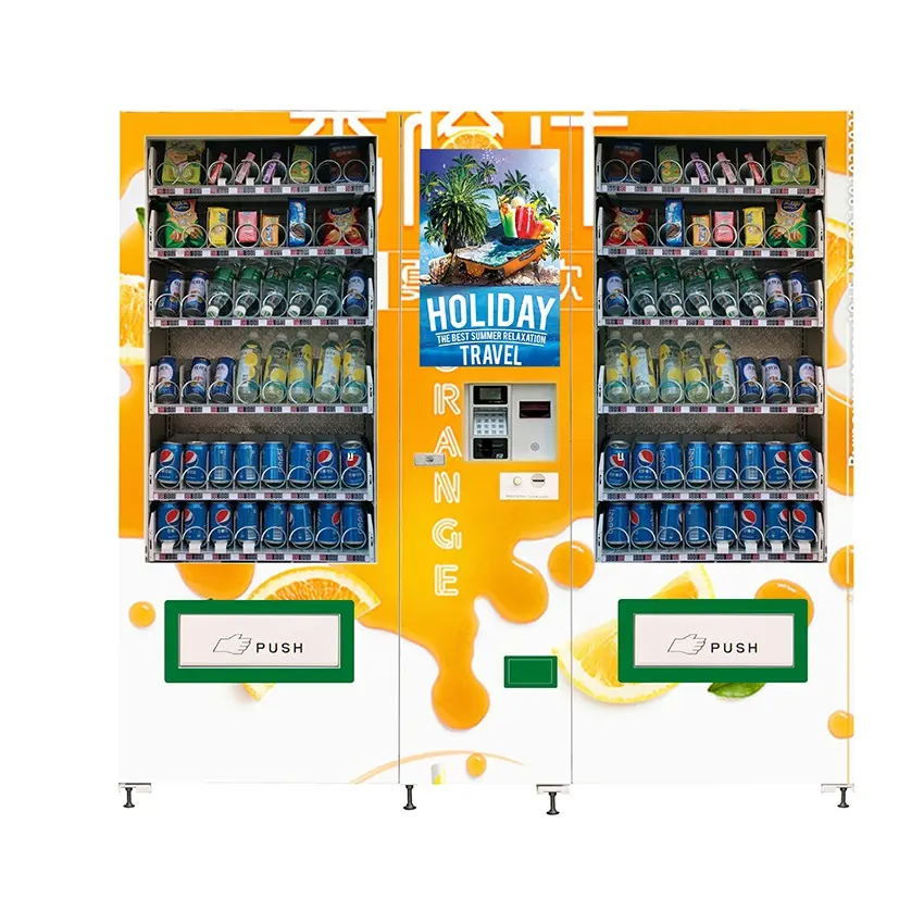 coin mechanism standard vending machine for storage bread and milk