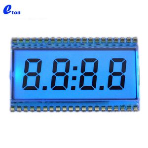 Custom lcd display modul 7segment 4 ziffern lcd display - Product Image 2