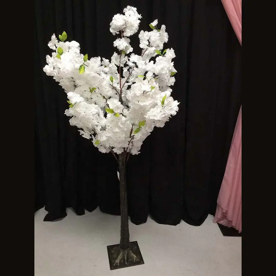 150 سنتيمتر الحرير الزهور الاصطناعية ديكور داخلي زهر الكرز شجرة الزفاف الجدول محور