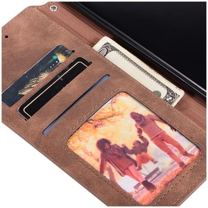 Retro Cilt Cüzdan PU Deri kılıf TPU kapak Cep Telefonu Kabuk Samsung Galaxy S10 Artı S10e S9 S8 - Product Image 6