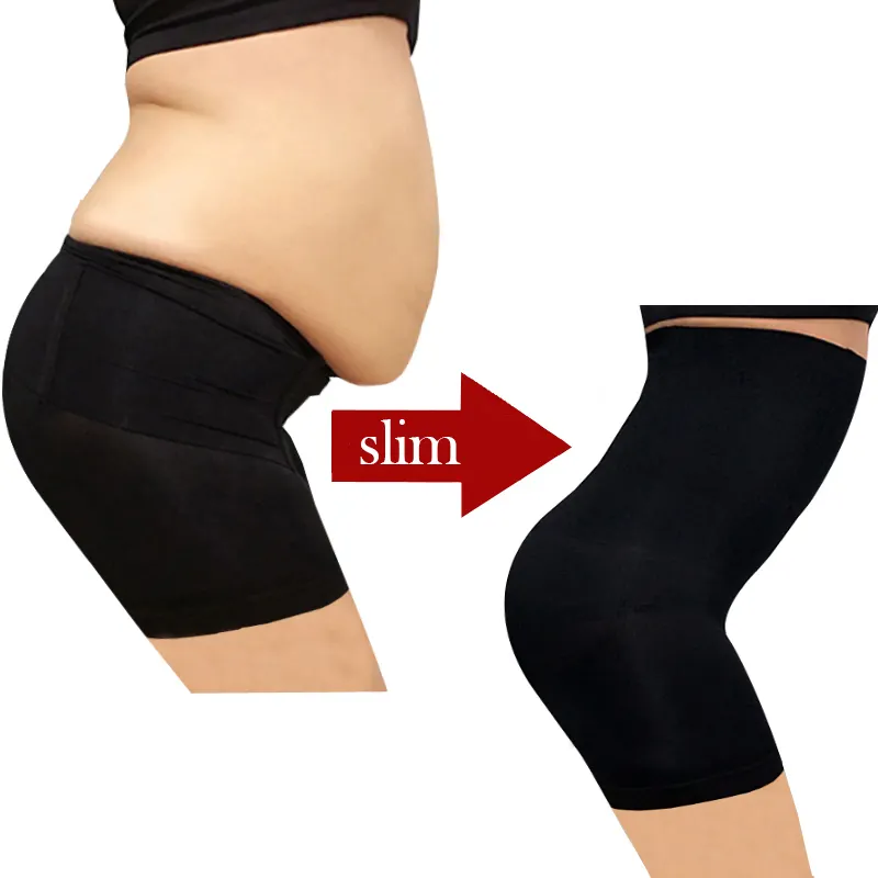 Dropshipping Plus Size Biancheria Intima delle Donne A Vita Alta Pantaloni Di Controllo Dello Shaper Del Corpo Senza Soluzione di Continuità Che Dimagrisce I Pantaloni