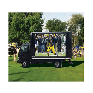 Schermo pubblicitario Mobile P10mm doppio lato camion esterno <span class=keywords><strong>Display</strong></span> a LED con sistema GPS