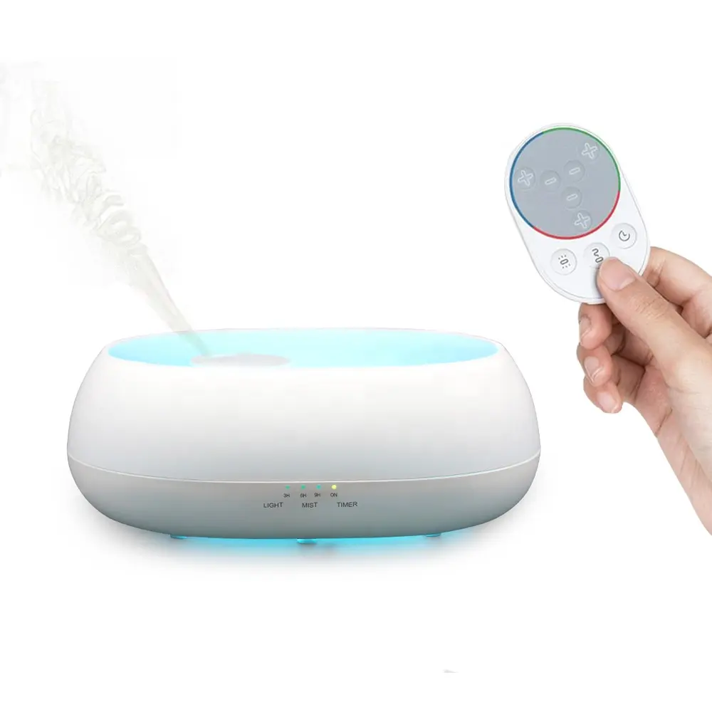 Home decoration IR Remote control humidifier with led light
