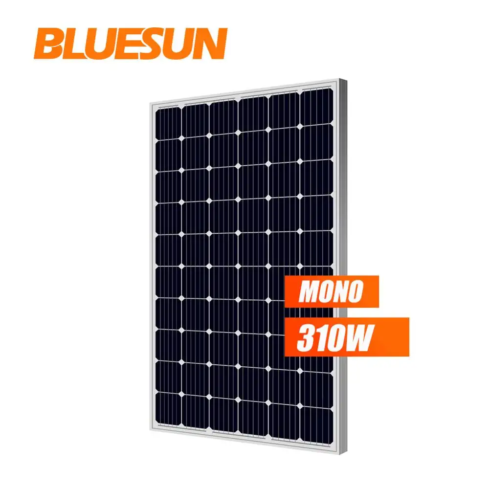 Bluesun 기본적인 유형 매력적인 단청 크리스탈 panneau solaire 300 w 300 watt 태양 전지판 300 w