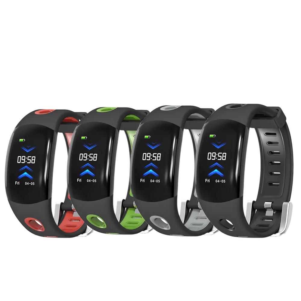 DM11 Braccialetto Intelligente IP68 Wristband Impermeabile Monitor di Frequenza Cardiaca Contapassi Intelligente Orologio Schermo LCD A Colori Per iOS Android